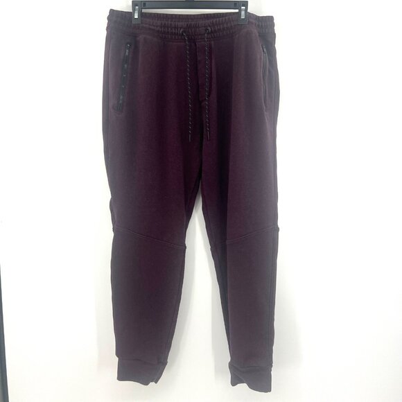 American Eagle Purple Jogger Sweatpants Thick Knit Men's XL - Picture 1 of 8